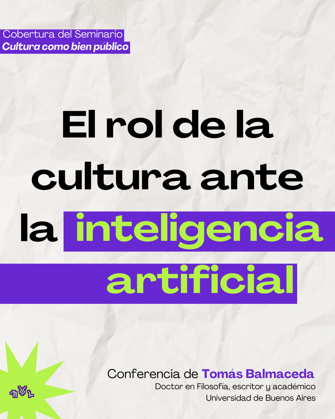 El rol de la cultura ante la inteligencia artificial